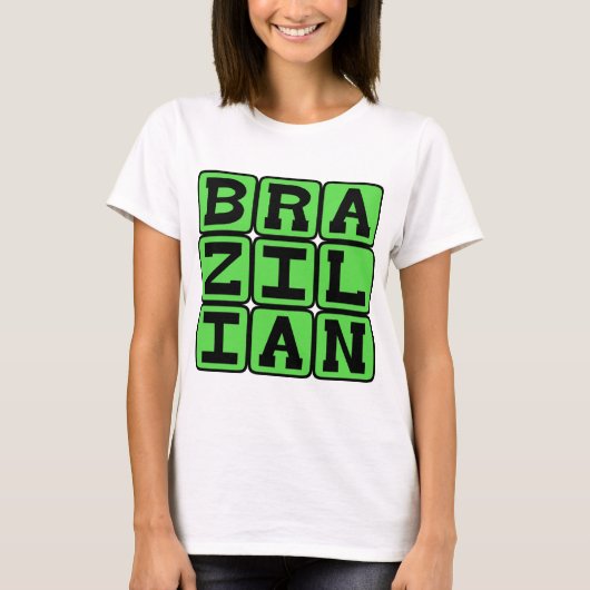 Braziliaans, Nationaliteit T-shirt (Voorkant)