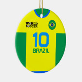 Braziliaans Ornament World Soccer Jersey (Rechts)
