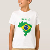 Braziliaans plattegrond t-shirt (Voorkant)