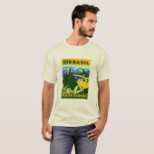 Braziliaans poster t-shirt (Voorkant volledig)