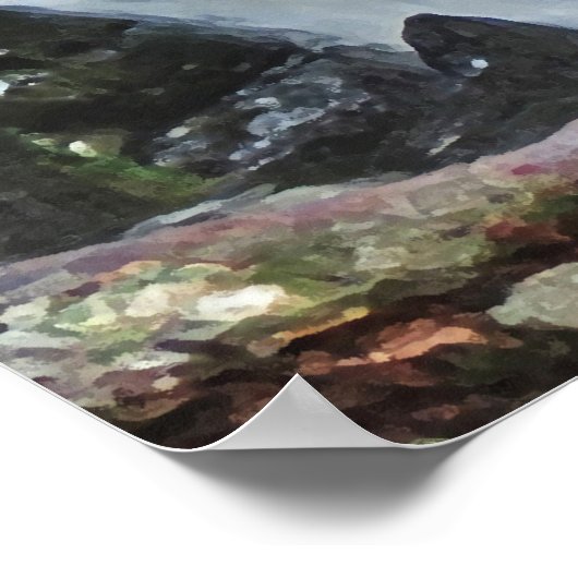 Braziliaans Poster van regenwoud (Hoek)