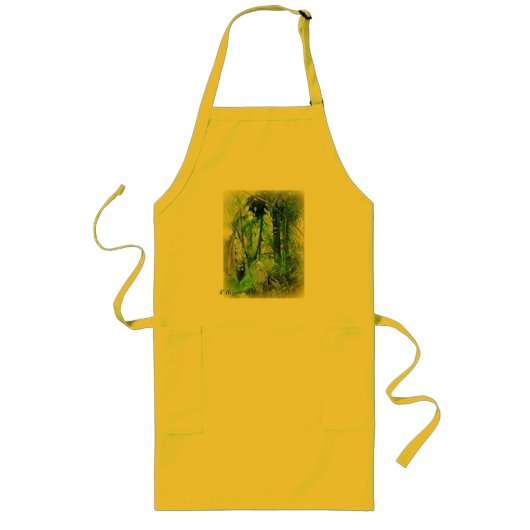 Braziliaans regenwoud Art Apron Lang Schort (Voorkant)