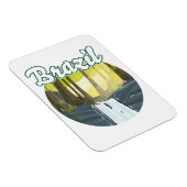Braziliaans regenwoud logo magneet (Rechterzijde)