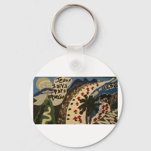 Braziliaans/Rio sleutelhanger/Christelijk Sleutelhanger (Voorkant)