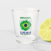 Braziliaans ruisglas shot glas (Voorkant)