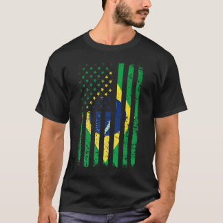 Braziliaans Shirt Brasil Soccer USA Flag Jersey