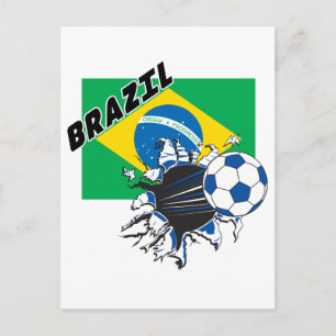 Braziliaans sportvistuig briefkaart