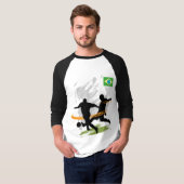 Braziliaans team 2014 t-shirt (Voorkant volledig)