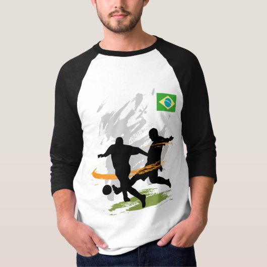 Braziliaans team 2014 t-shirt (Voorkant)