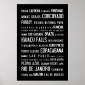 Braziliaans typografisch poster (Voorkant)
