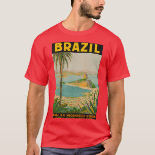 Braziliaans vintage-poster t-shirt