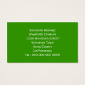 Braziliaans Visitekaartje (Achterkant)