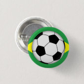 Braziliaans Vlag Voetbal Pin-Back Button Badges (Voorkant /achterkant)