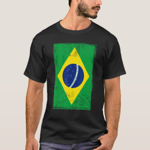 Braziliaans vlaggenidee voor mannen en Braziliaans T-shirt