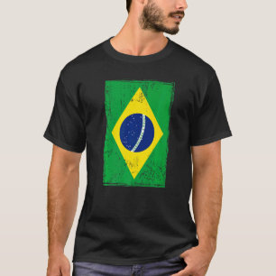 Braziliaans vlaggenidee voor mannen en Braziliaans T-shirt