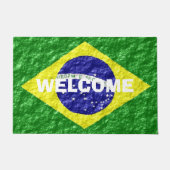 Braziliaans vlaggenontwerp deurmat (Voorkant)