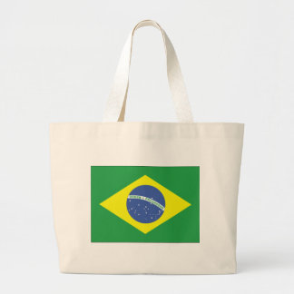 Braziliaans vlaggenontwerp grote tote bag