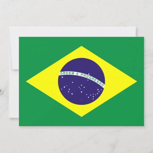 Braziliaans vlaggenontwerp kaart (Voorkant)