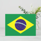 Braziliaans vlaggenontwerp kaart (Staand voorkant)