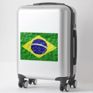 Braziliaans vlaggenontwerp sticker