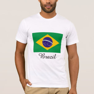 Braziliaans vlaggenontwerp t-shirt