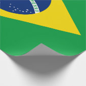 Braziliaans vlaggenwerkpapier cadeaupapier (Hoek)