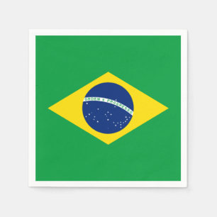 Braziliaans vlagpapier Napkin Servet