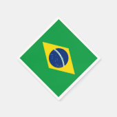 Braziliaans vlagpapier Napkin Servet (Hoek)