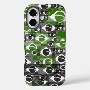 Braziliaans vlagpatroon iPhone 16 hoesje