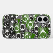 Braziliaans vlagpatroon Case-Mate iPhone case (Achterkant (horizontaal))