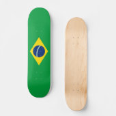 Braziliaans vlagSkateboard Persoonlijk Skateboard (Voorkant)