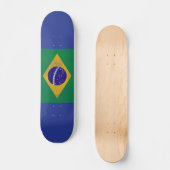 Braziliaans  vlagskateboard skateboard (Voorkant)