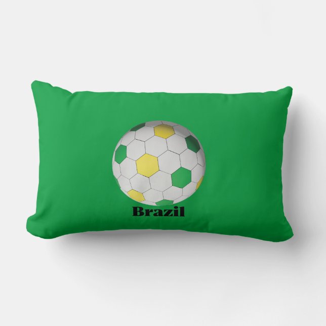 Braziliaans Voetbal Kussen (Voorkant)