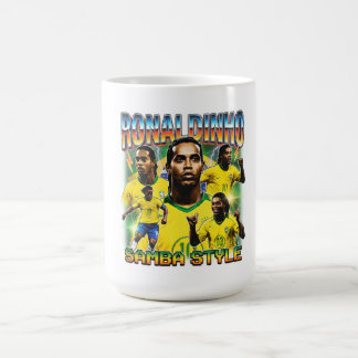 Braziliaans Voetbal Legende Vintage 90s Koffiemok