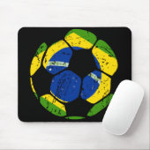 Braziliaans Voetbal Mousepad Muismat (Met muis)