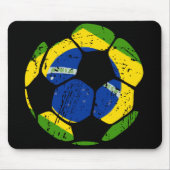 Braziliaans Voetbal Mousepad Muismat (Voorkant)