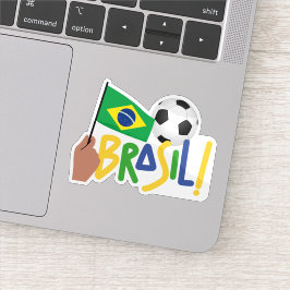 Braziliaans Voetbal Sticker