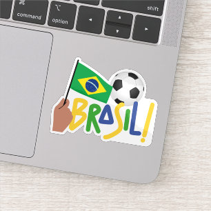 Braziliaans Voetbal Sticker