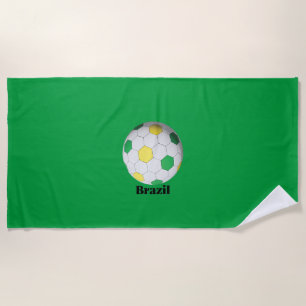 Braziliaans Voetbal Strandlaken