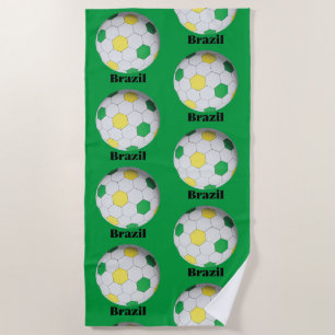 Braziliaans Voetbal Strandlaken