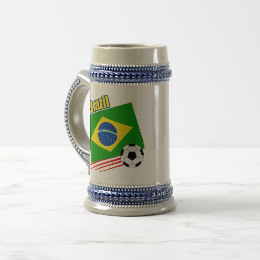 Braziliaans voetbalteam bierpul (Voorkant links)