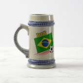 Braziliaans voetbalteam bierpul (Links)