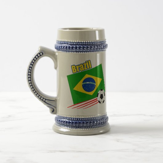 Braziliaans voetbalteam bierpul (Links)