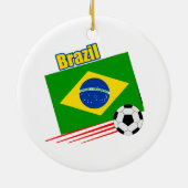 Braziliaans voetbalteam keramisch ornament (Achterkant)