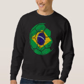 Braziliaans voetbalteam ondersteunt de teamvlag trui (Voorkant)