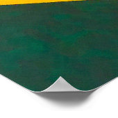 Braziliaans voetbalteam poster (Hoek)