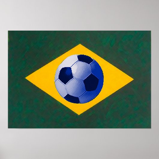 Braziliaans voetbalteam poster (Voorkant)