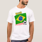 Braziliaans voetbalteam t-shirt (Voorkant)