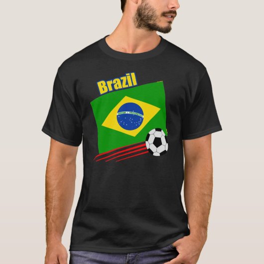 Braziliaans voetbalteam t-shirt (Voorkant)