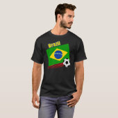 Braziliaans voetbalteam t-shirt (Voorkant volledig)